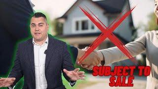 Buying a Home? Wondering how a subject to sale offer works or what it is: Joe Pratap Re/Max explains