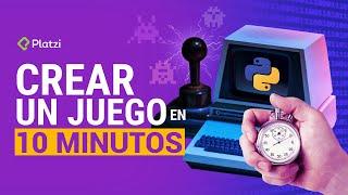 Crear un VIDEOJUEGO con PYTHON en 10 minutos | ¿ES POSIBLE?