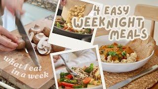 Go-To Easy & Healthy Dinners | weekday meals I make all the time