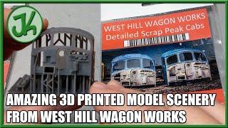 Amazing 3D Printed Model Scenery from West Hill Wagon Works