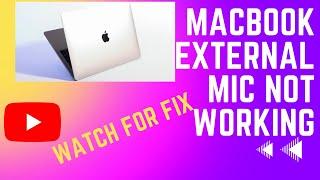 Fix External Mic Not Working on MacBook /PC (BOYA-M1)