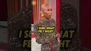 Cynthia Erivo on her viral “Defying Gravity” riff #shorts