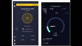 【CyberGhost VPN】Review Egypt Speed Test ️️️️