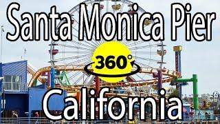 360° Video | A crowd-pleaser: The Santa Monica Pier in California