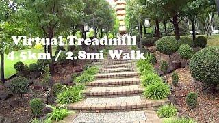 Virtual Treadmill Walk - Nan Tien Temple. 4.5km / 2.8mi @ 6kph / 3.7mph Berkeley, NSW Australia