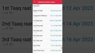 Islamic Hijri Calendar 2023 Best Android Apps