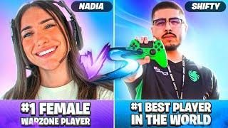 Nadia vs #1 BEST Warzone Player ON REBIRTH HACKS OFF 