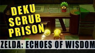 Deku Scrub Prison Faron Wetlands The Legend of Zelda Echoes of Wisdom - How to get out of jail