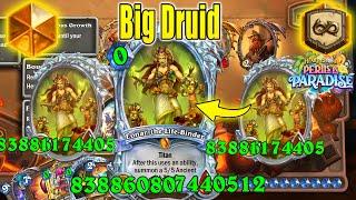 Over 100 Million HP Minions Big Druid Deck Beating Records At Perils in Paradise | Hearthstone