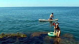 Якорная щель (Сочи) - 2024. Пляж-ВОКЗАЛ / Anchor gap (Sochi Russia) - 2024. Beach-STATION