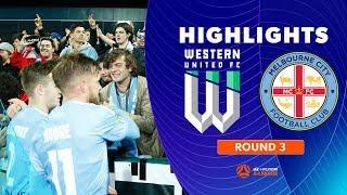 Highlights: Western United FC 1-2 Melbourne City FC – Round 3 Hyundai A-League 2019/20 Season