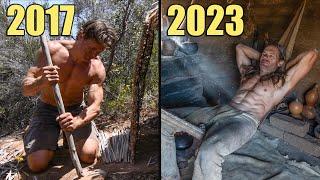 Six Years of Primitive Hut Living (last video of the year)