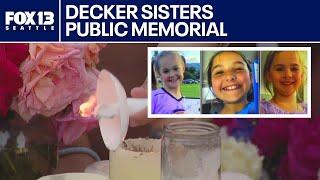Public memorial service for Wenatchee, WA, Decker sisters tonight