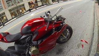 DUCATI PANIGALE CRASH!!