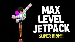 REACHING MAX LEVEL JETPACK in ROBLOX JETPACK SIMULATOR