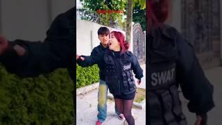  Hot Girl And police  || girl vs boy fight || #shorts #youtubeshorts #shortvideo #viral #parkour