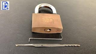 748. Where in the keyway do you place the tension tool when picking a padlock open  TOK or BOK 