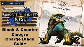 Monster Hunter Rise | How to block and counter Zinogre with Charge Blade