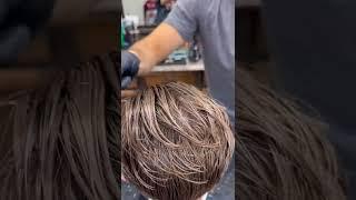 How do you use thinning shears #barber #haircuts #barberlife #connecticut #satisfying #asmr