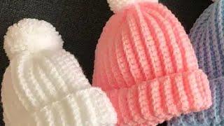 Easy crochet topi banane ka tarika/cap design for beginners/crosia cap bunai in hindi