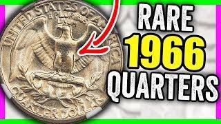 RARE 1966 WASHINGTON QUARTERS WORTH MONEY - VALUABLE COINS TO LOOK FOR!!