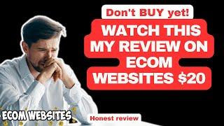 Ecom websites $20 review | Can you really get a well developed Ecommerce site for just twenty bucks?