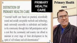 Primary Health Care | Definition elements components and principles of primary health care