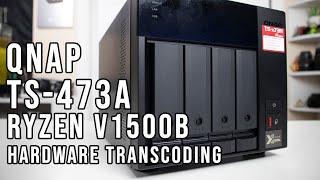 QNAP TS-473a 4 Bay Nas with Ryzen CPU Fully Upgraded with Hardware Transcoding