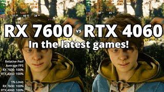 RX 7600 vs RTX 4060: The Ultimate Comparison!!!