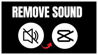 How to Remove Sound from a Video in CapCut PC | Easy Step-by-Step Guide