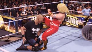 Hollywood Girl vs Stone Cold wwe hot fight SmackDown raw WWE 2k23