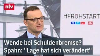 Wende bei Schuldenbremse? "Lage hat sich verändert" - Spahn im ntv Frühstart