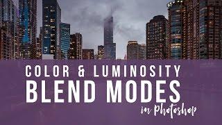 The Color vs Luminosity Blend Mode in Photoshop