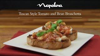 Tuscan Style Tomato and Bean Bruschetta