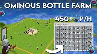 Minecraft EASIEST Ominous Bottle Farm 1.21 - 450+ Bottle Per Hour