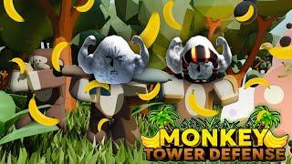 Completed the game in 1 hour!|Monkey Tower Defense in Roblox!