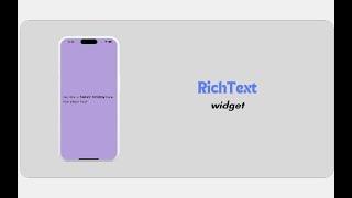 RichText Widget in flutter