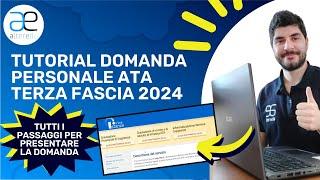 Tutorial Domanda Personale ATA Terza Fascia 2024