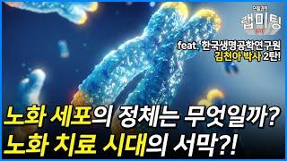 노화 세포의 정체는 무엇일까? 노화 치료 시대의 서막?! (한국생명공학연구원 김천아 박사) [노화연구 2/2]