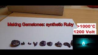 Making synthetic Ruby with High Voltage