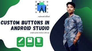 Create Custom Button With Icon | Android Studio