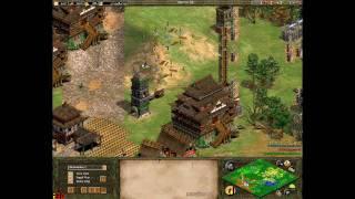 Age of Empires II - Online Commentary Battle - MrDanish177 & Impaler Khan vs. K3yStoNe & nina (3/4)