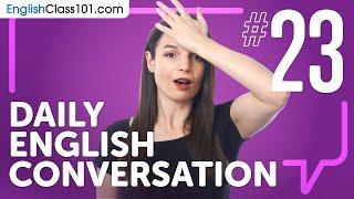 Learn About Using the Past Continuous  in English | Daily English Conversations #23