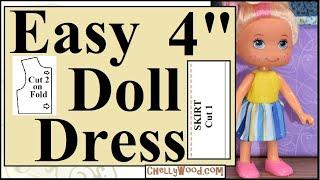 Free Doll Clothes Patterns: 4 Inch Doll Clothes Tutorial