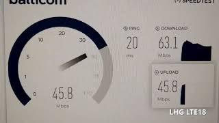 12km test. Mikrotik LHG LTE18 and SXT