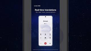 Say goodbye to "lost in translation" moments with the vivo Live Call Translation in vivo V50