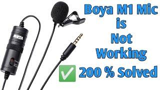 [SOLVED] Boya M1 Mic is not working in my computer | Mic problem in PC