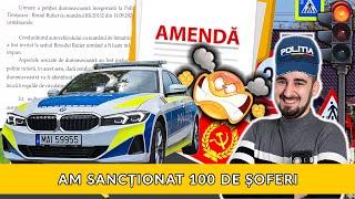 AM SANCTIONAT 100 DE SOFERI