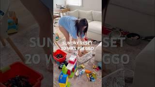 the extent of my Sunday reset  #cleaning #cleanwithme #vlog #mom #pregnant #toddlermom #vlogs