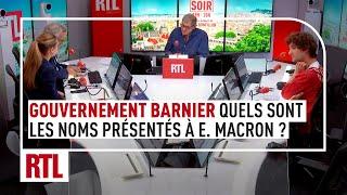 Gouvernement Barnier : quels sont les noms présentés à E. Macron ?